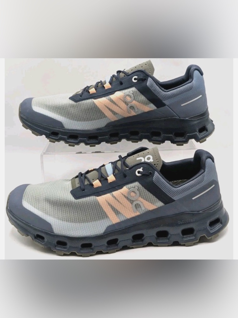 On Cloudvista Midnight Green Blue Men's Trail Running Shoes Size 13